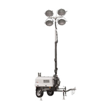 Mobile light stand with tower